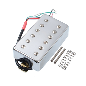 Double Coil 12-Loch Humbucker Neck Pickup für LP E-Gitarre 50mm Chrom - Product Image 5
