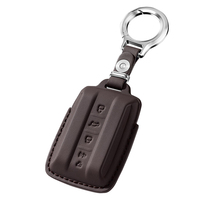 Housse de clé de voiture en cuir antichoc et résistante à l'usure avec boucle métallique compatible avec les clés à distance TANK 300 400 500 700 New Energy