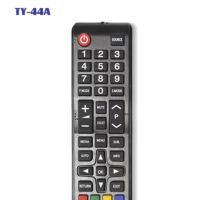 Télécommande infrarouge antichoc KEYUAN TY-44A pour TV et appareils universels, piles AAA, 4 boutons, portée de 20 m, matériau ABS