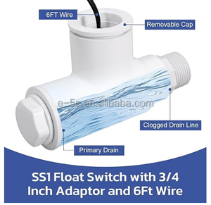 Interruttore di Overflow del sensore di LLS-SS1 per parti di sistemi HVAC uscita del sensore di livello dell'acqua fredda interruttore di controllo del livello del liquido - Product Image 4