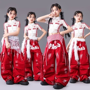 ชุดเต้นแจ๊สสำหรับสาวๆ แบบสั่งทำพิเศษ ชุดแขนสั้นทันสมัยสำหรับการแสดงบนรันเวย์และเวที - Product Image 1