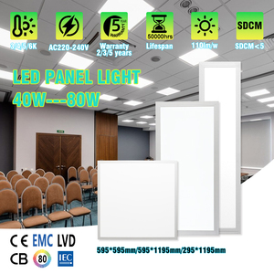 Ce cấp giấy chứng nhận 220-240V 2x2 2x4 60x60 dẫn ánh sáng Trần Dimmable <span class=keywords><strong>110Lm</strong></span>/<span class=keywords><strong>W</strong></span> 40W 80W tường bảng điều khiển ánh sáng với 5 bảo hành - Product Image 4