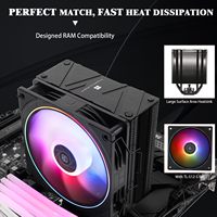 Ventilateur de refroidissement Thermalright TL-AS120 EVO à 4 caloducs pour PC, avec quantité minimale de commande réduite