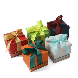 Handmade Eco-Friendly Rigid Cardboard Paper <b>Box</b> Textured Finish Recycled Jewelry & Watch Packaging <b>Gift</b> <b>Box</b> with Custom Logo - Product Image 3