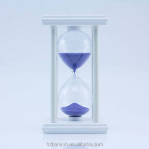 Sablier traditionnel en bois Guangdong Skyringe, minuterie à sable de 3 à 30 minutes, édition Noël, 8*8*14.5cm - Product Image 4