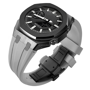 Vente en gros Ga2100 Oem Kit de modification en caoutchouc et métal de luxe avec bracelet en acier inoxydable, boîtier de montre <span class=keywords><strong>G</strong></span> Watch <span class=keywords><strong>Shock</strong></span> Ga <span class=keywords><strong>2100</strong></span> - Product Image 3