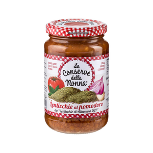 Conserva de Lentejas y Tomates Altamura PGI Della Nonna 360g X 12 Unidades, Comida Enlatada Premium Estilo Italiano - Product Image 1