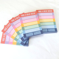Offres Spéciales bloc-notes magnétiques bloc-notes promotionnel personnalisé sur le réfrigérateur bloc-notes liste de choses à faire épicerie