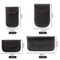 BEARKY haute qualité Portable RFID blocage en cuir clé portefeuille porte-carte organisateur Faraday sac pochette boîte en PU couverture de voiture Rock