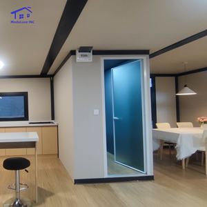 Maison conteneur en acier extensible de luxe à deux étages pour cafés, magasins, bureaux et espaces éphémères - Product Image 3