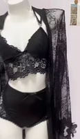 Set Piyama Wanita Musim Panas Berenda Langsung dari Produsen, Koleksi Gaun Tidur Panjang Elegan, Baju Santai & Pakaian Tidur
