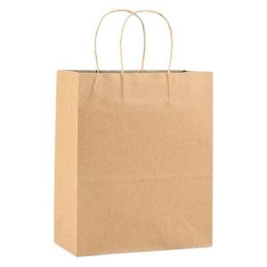 Bolsa de Papel Kraft Ecológica para Comida Rápida, Personalizable con Logotipo, de Primera Calidad, al por Mayor - Product Image 3