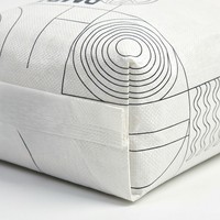 Sac tissé en plastique robuste personnalisé, résistant à l'humidité, imprimé, pour l'emballage de matières premières chimiques