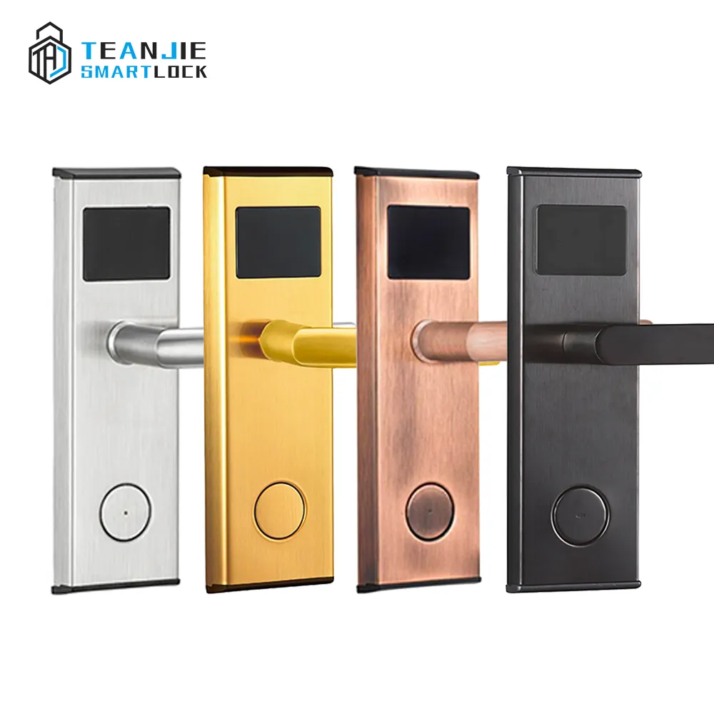 Cerradura de puerta inteligente biométrica con huella digital - Cerradura  de puerta inteligente para hotel - Productos - Shenzhen Deftun Technology  Co., Limited