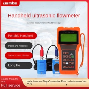 Hj スプリット クランプオン プラスチック製水用超音波流量計 モデル 3.2 大型画面表示 高精度 (+-1%) 測定 壁 - Product Image 2