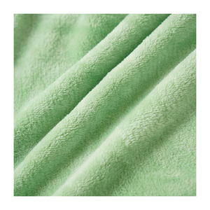 KINGCASON Vải Lông Cừu San Hô Chải Hai Mặt Polyester Màu Trơn Tùy Chỉnh Cổ Điển Bán Sỉ Từ Nhà Máy Để Dệt Gia Dụng - Product Image 5