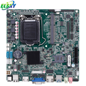 Placa Base ELSKY 4K Display 1150 Mini-ITX, Procesador Core I5 4570 LGA, Chipset H81, 2 HDMI, Placa Base Mini ITX con Tarjeta SIM 17*17 - Product Image 1