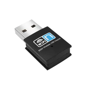 مصغرة 300 150mbps RTL8192 شرائح Usb Wifi محول USB 2.0 واي فاي دونغل محول واي فاي لأجهزة الكمبيوتر المحمول البسيطة جهاز كمبيوتر شخصي