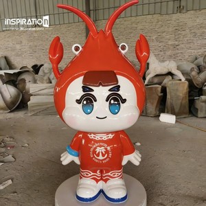 Statue en fibre de verre pour hall de cinéma, figurine de dessin animé sur le thème du cinéma et de la pop-culture pour la décoration de théâtre - Product Image 1