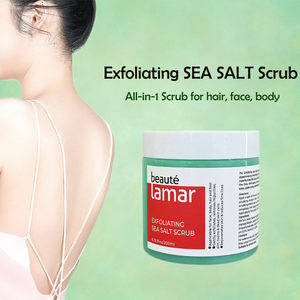 Gommage exfoliant <span class=keywords><strong>au</strong></span> <span class=keywords><strong>sel</strong></span> <span class=keywords><strong>marin</strong></span> en marque blanche OEM – Nettoyage en profondeur des pores, purification, hydratation et nutrition pour le corps, élimination des cellules mortes - Product Image 2