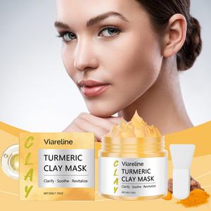 Paquete Aclarante de Cúrcuma con Niacinamida y Arcilla, Crema Facial Purificadora de Poros OEM para un Tono de Piel Opaco y Desigual - Product Image 4