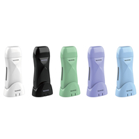 Waxkiss diseño patentado 100mL cartucho portátil rollo en máquina de cera profesional 30W calentador de cera de calentamiento rápido rollo en