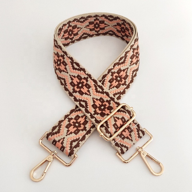 Custom 5 Width High Quality Bag Strap Replacement Crossbody Strap Wide Adjustable Webbing Shoulder Straps