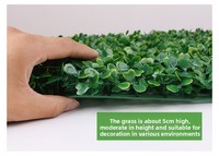 Mur végétal artificiel en plastique vert, gazon écologique résistant aux UV, décoration intérieure et extérieure pour anniversaire