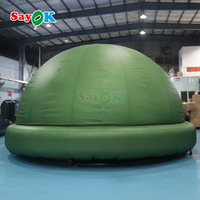 Domo Planetario Inflable Sayok de 10m para Educación Móvil y Proyección Inmersiva