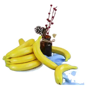 Plastic Artificial Banana Bunch Fruits Fake Fruits Faux Bananas