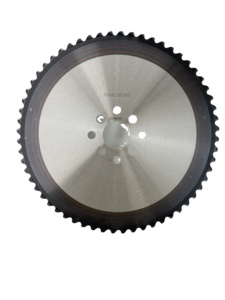 Lame de scie circulaire en acier rapide de qualité industrielle, procédé de pressage à chaud, personnalisable OEM, diamètre 350 mm pour machine de découpe de tuyaux - Product Image 1