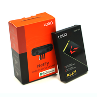 Boîte d'emballage en carton personnalisée pour produits électroniques, emballage de câble de données USB, emballage de câble de charge, boîte d'écouteurs