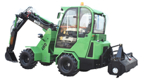 Mini Loader Teleskopik 1500kg 1.5ton Ramah Kontainer Harga Grosir Loader Kecil untuk Distributor Peralatan