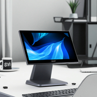 GSAN Fabricant Usine Écran tactile capacitif 15.6 pouces Pos Moniteur haute luminosité Moniteur LCD plat complet POS