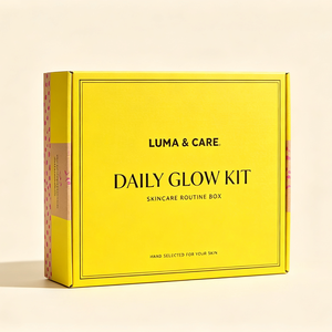 Luxury Custom Logo Kraft Corrugated Mailer <b>Box</b> Packaging Matt Lamination for Cosmetics Skincare Serum Makeup Beauty Factory - Product Image 1
