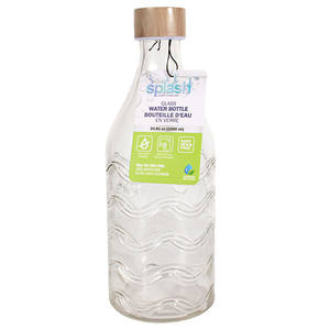 Bouteille d'eau en verre 35.5 oz 12pcs/carton - Product Image 1