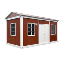 Module de conteneur plat de luxe à faible coût Maison Immeuble de bureaux préfabriqués Mobile Van Maison pour villas en acier
