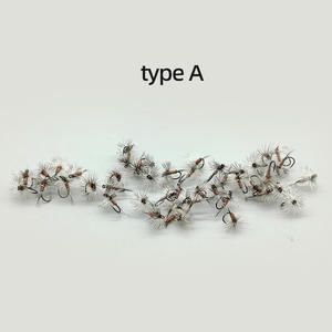 <span class=keywords><strong>FUN</strong></span> BLF Nouveau Hameçon Midge en Acier Inoxydable 582 pour la pêche à la mouche sèche, micro-leurre, appât vivant et la pêche à la mouche émerveillée - Product Image 4