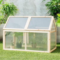 Serre de jardin en bois, mini-serre de jardin, serre pour légumes et fleurs, serre de jardin
