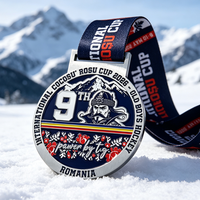 Diseña Tu Propia Medalla Deportiva de Metal con Logotipo, Medalla Personalizada de Aleación de Zinc para Maratón