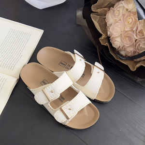 Pantuflas elegantes y modernas para mujer, al por mayor, con suela de madera blanda y comodidad para exteriores, novedad 2026 - Product Image 6
