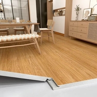 Nouveau design, installation facile, planches de vinyle en PVC imperméables et anti-termites de 4, 5 et 6 mm pour les projets hôteliers et de bureaux