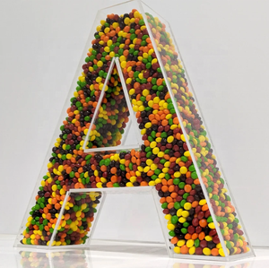 Plaques d'identification en acrylique <span class=keywords><strong>transparent</strong></span> personnalisées à bas <span class=keywords><strong>prix</strong></span> d'usine, lettres remplissables pour la construction, montage facile, logo personnalisé pour - Product Image 5