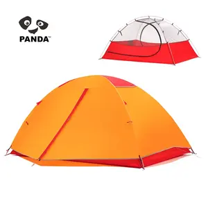 Ultralight 2 Person Wind Valley Outdoor Camping Ultralight Light Weight Backpacking Pyramid 1-2 Person Hiking Tent