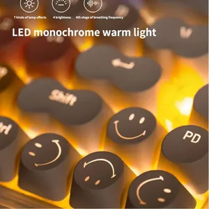 Lofree élégant <span class=keywords><strong>clavier</strong></span> et <span class=keywords><strong>souris</strong></span> rétro-éclairé à 84 touches pour <span class=keywords><strong>Bluetooth</strong></span> et 2.4G 3 modes remplaçables à chaud pour ordinateur portable, bureau ou jeux - Product Image 4