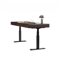 Bureau d'ordinateur électrique surélevé avec tiroir, table de bureau, bureau réglable en hauteur pour le travail