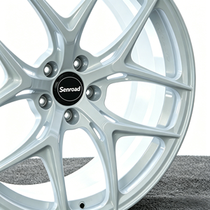 Jantes forgées polies sur mesure, blanches, 17, 18, 19, 20, 21, 22 pouces, jantes à structure flow-formed pour Mercedes AMG W205 W223 Porsche 911 718 - Product Image 3