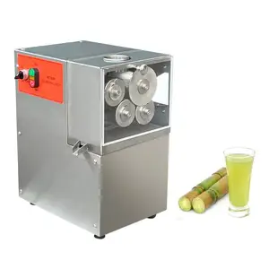 Stainless Steel Commercial Vertical Electric Sugar Cane Juicer Sugarcane Juice Extractor Machine