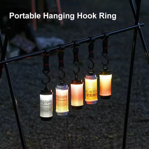 Lanterne de camping en plastique ABS, 5 modes, lumière jaune chaude, batterie au lithium intégrée de 2000 mAh, étanche IP67, rechargeable par USB de type C - Product Image 5