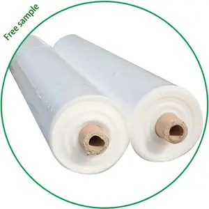 Polyethylene 3 Years 6 Mil UV Resistant Clear Polyethylene Film Greenhouse Plastic Film Roll